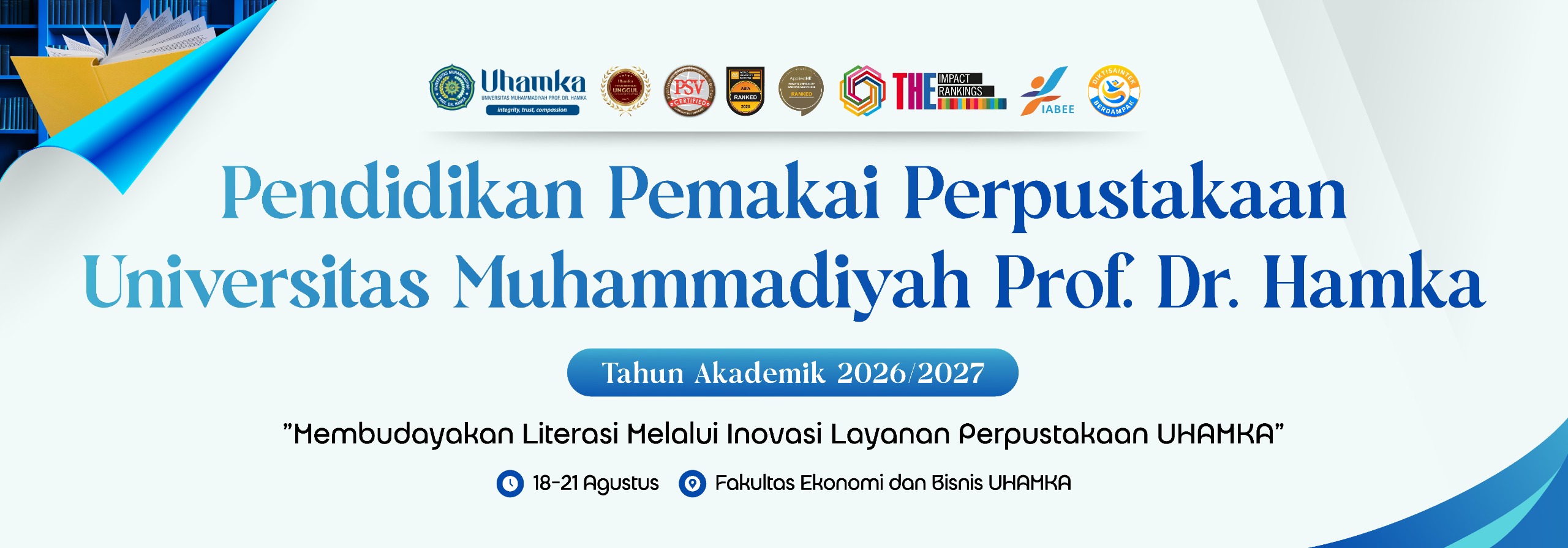 Pendidikan Pemakai Perpustakaan (P3) UHAMKA 2026