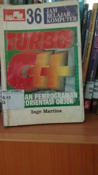 Image of 36 Jam Belajar komputer turbo C++