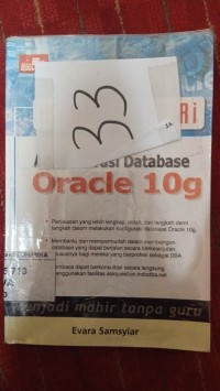 Image of Administrasi database oracle 10g