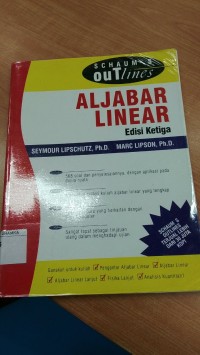 Image of Aljabar Linear Edisi Ketiga