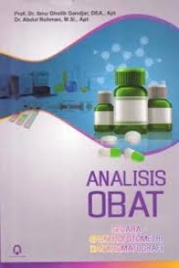 Image of Analisis Obat Secara Trofotometri dan Kromatografi