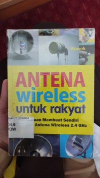 Image of Antena Wireless Untuk Raakyat