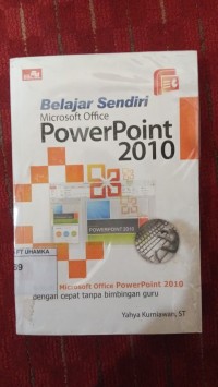 Image of Belajar microsoft Office Power point 2010