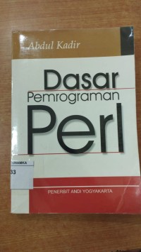 Image of Dasar pemrograman perl