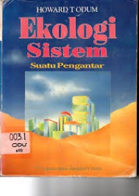 Image of Ekologi sistem suatu pengantar