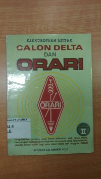 Image of Elektronika untuk Calon Delta dan Orari