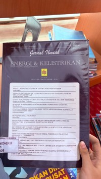 Image of Energi & Kelistrikan : Jurnal Ilmiah