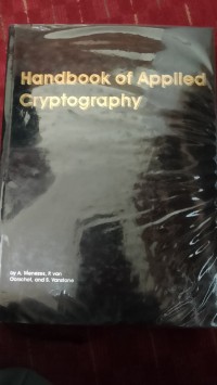 Image of Handbook of applied cryptography