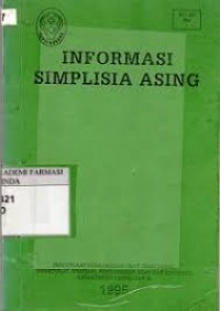 Image of Informasi simplisia asing