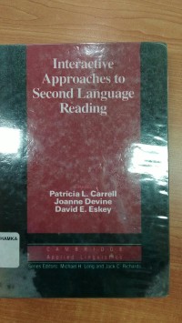 Image of Interactive approaches to Second Language Reading