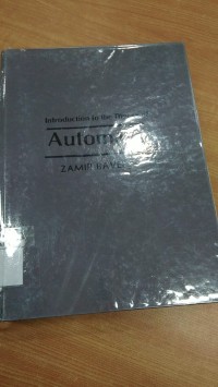 Image of Introducing to the theory of Automata