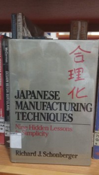 Image of Japanese facturing techniques