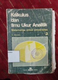 Image of Kalkulus dan Ilmu ukur Analitik