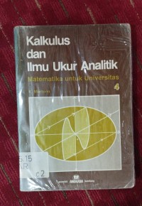 Image of Kalkulus dan ilmu ukur analitik 4