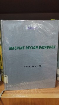 Image of Machine Design Databook:vol 1