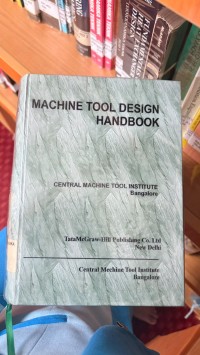 Image of Machine Tool Design Handbook