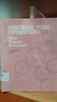Image of Machine tool operations