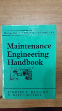 Image of Maintenance engineering handbook
