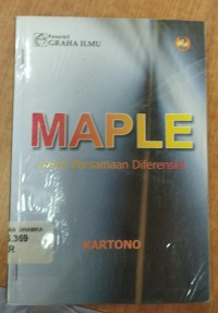 Image of Maple untuk persamaan diferensial