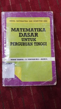 Image of Matematika dasar perguruan tinggi
