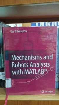 Image of Mechanisms and robots analysis with matlab