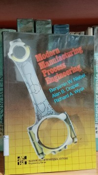 Image of Modern manufacturing process engineering