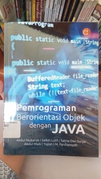 Image of PEMROGRAMAN BERORIENTASI OBJEK DENGAN JAVA
