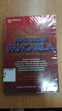 Image of Pendidikan pancasila