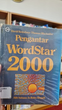 Image of Pengantar wordstar 2000