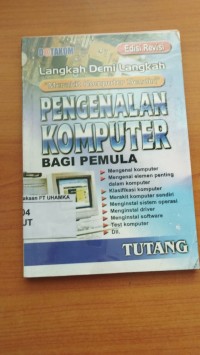 Image of Pengenalan Komputer Bagi Pemula