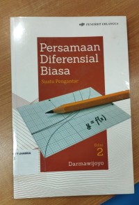Image of Persamaan Diferensial Biasa Suatu Pengantar