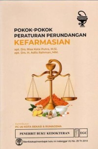 Image of Pokok-pokok Peraturan Perundangan Kefarmasian