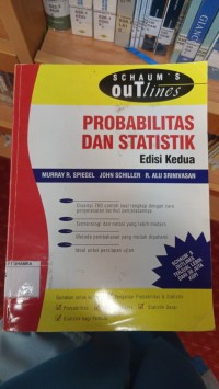 Image of Probabilitas dan Statistik Edisi Kedua