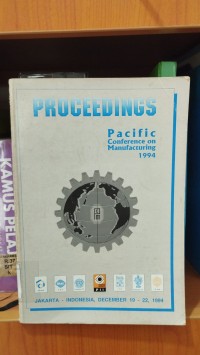 Image of Proceedings Pacific Conference on Manufacturing 1994