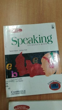 Image of Speaking 1 : student's book