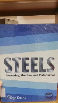 Image of Steels:Processing,Structure,and Performance