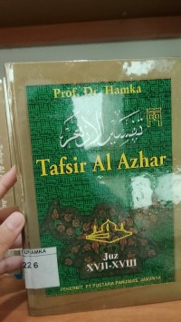 Image of Tafsir Al Azhar Juz XVII-XVIII