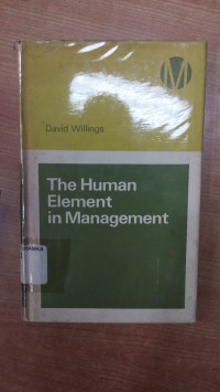 Image of The human element in management