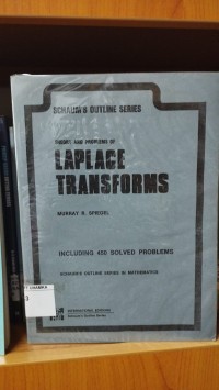 Image of Theory and Problems of laplace Transforms