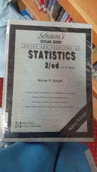 Image of Theory and Problems of statistics