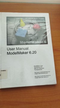 Image of User Manual Modelmaker 6.20